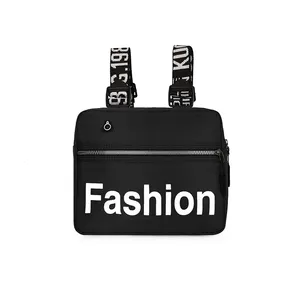 Universal Hands Free Walkie Talkie Harness Pocket Pack Radio Holster Holder Front Vest Utility Rig Chest Bag for Men Women