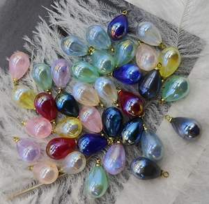 DIY Bijoux Sea-Maid Fantasy Coloré Gouttelettes D'eau Suspendus Abs Imitation Perle Lâche Accessoires Couronne De Mariée Matériel - Product Image 1