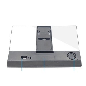 Amplificador de Pantalla 3D de 12 Pulgadas, 3X, para Video, Móvil, <span class=keywords><strong>TV</strong></span>, Teléfono, con Altavoz Pequeño, Negro, Moderno - Product Image 2