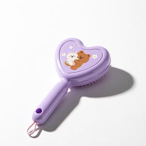 Cepillo para el cabello con forma de corazón y diseño de oso para uso diario - Product Image 1