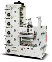 Machine d'impression flexographique 4 couleurs de haute qualité pour étiquettes en papier pour les imprimantes d'étiquettes en papier