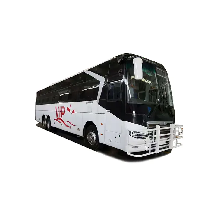 Zhongtong-Bus usado LCK6131A, Color blanco, para entrenadores, 38 asientos, autobús largo de viaje, precio en venta