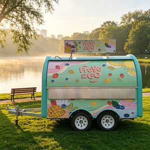Modern Burger Trailer Fast Coffee Food Truck DOT Certified Pizza Beverage <b>Cart</b> - Product Image 6