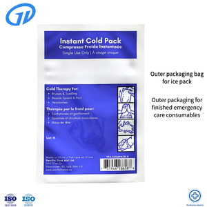 Sacchetto Esterno in Plastica Monouso <span class=keywords><strong>per</strong></span> Impacco <span class=keywords><strong>Freddo</strong></span> Istantaneo, Stampato, Impermeabile, Resistente agli Strappi, <span class=keywords><strong>per</strong></span> Pronto Soccorso e Terapia del <span class=keywords><strong>Freddo</strong></span> - Product Image 1