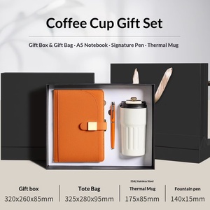 Coffret Cadeau Personnalisé Exclusif pour Employés : Carnet en PU, Stylo et Gobelet – Article Promotionnel d'<span class=keywords><strong>Entreprise</strong></span> Classique et <span class=keywords><strong>de</strong></span> Marque - Product Image 3