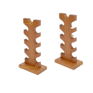 Soporte de exhibición de varitas mágicas de madera de varias capas, organizador de escritorio de madera maciza para vitrinas de exhibición de artículos de colección - Product Image 1