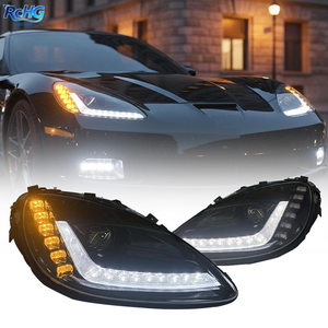 Feux avant à LED complets pour Chevrolet <span class=keywords><strong>Corvette</strong></span> C6 génération 2005-2013, feux de jour Angel DRL - Product Image 1