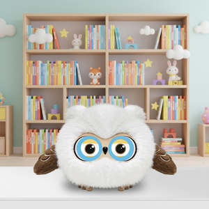 Búho Inteligente con Voz AI y Ojos Dobles que Expresan Emociones, Interacción Bluetooth y WIFI, y Compañía - Product Image 5