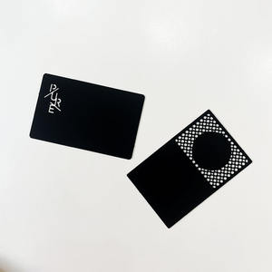 Échantillon gratuit Cartes métalliques intelligentes NFC Noir mat 215/216 <span class=keywords><strong>Carte</strong></span> de visite <span class=keywords><strong>virtuelle</strong></span> NFC en métal avec logo - Product Image 6