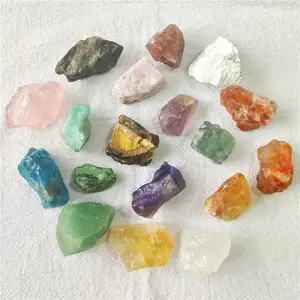 Natural Raw Gemstones Bulk Crystals Healing Stones Clear Rose Quartz Crystal Raw Crystals