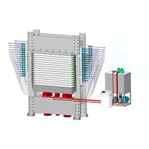 Furnier-Heiß press maschine Holzbrett presse Heiß press maschine für Sperrholz