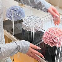 Unendliche Ewige Rose Personalisierte Konservierte Rosenbox zum Muttertag – Ewige Rose in Acrylbox