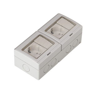 Manufacturer Outdoor <strong>Single</strong> Phase 230VAC IP55 France <strong>Switch</strong> <strong>Socket</strong> <strong>with</strong> Waterproof Cover - Product Image 5