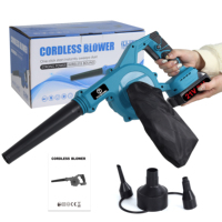 Souffleur de feuilles sans fil à moteur brushless, souffleur d'air portatif pour jardin, souffleur sans fil à batterie