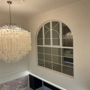 Phong cách Pháp Retro trượt cửa sổ thép cách nhiệt hồ sơ cho cửa hàng trà cửa sổ gác mái kiểu cũ - Product Image 3