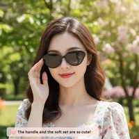 Lunettes de soleil œil de chat rétro européennes et américaines, style coréen, unisexe, tendance, polyvalentes, protection UV400