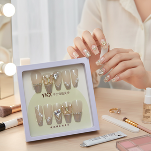 Uñas postizas Heart Dimond para una manicura rápida y temporal - Product Image 5