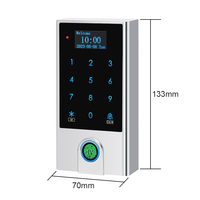 Lector Biométrico de Huellas Dactilares Inteligente WiFi Tuya OEM/ODM con Teclado, Lector RFID, Desbloqueo por APP, Reinicio, Control de Acceso para Sistema de Seguridad Doméstica