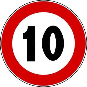 มะเดื่อป้ายถนน50 'จำกัดความเร็วสูงสุด' 30กม./ชม.-Ø 60ซม. เครื่องมือหมุน - Product Image 1