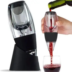 Supporto per purificatore borsa da viaggio diffusore filtro per aerare l'aria aeratore portatile per vino rosso Decanter beccuccio per versatore con filtri