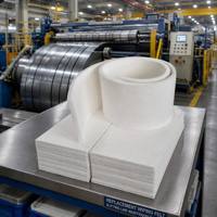 Tampon de découpe industriel professionnel en feutre de 10 mm |   Amortisseur de tension en polyester haute densité pour découpeuse métallique