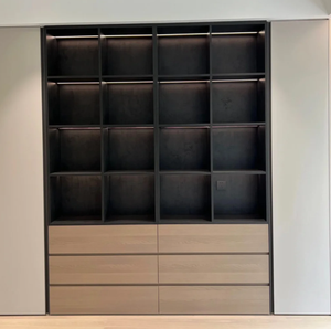 Étagère à livres en bois au design antique simple et moderne, nouvelle armoire de rangement décorative pour la maison, l'école, l'hôtel ou l'appartement - Product Image 1