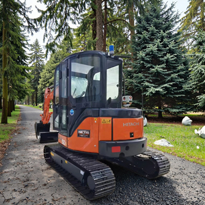 Petite pelle sur chenilles Hitachi ZX50U d'occasion de 5 tonnes/Mini pelle hydraulique Hitachi Zx50u ZX50 en stock - Product Image 1