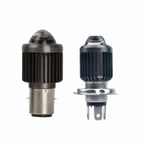 TCYATO Faro LED Universal H4 Modificado para Motocicletas BA20D P15D Blanco Amarillo 30W Potencia 1000lm Lúmenes Compatible con Elantra Mondeo