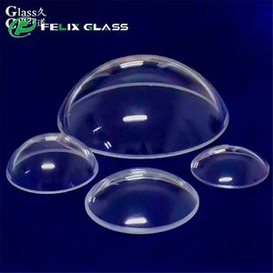 Lente de domo de vidrio transparente óptico Cúpula de cuarzo de N-BK7 para cámara subacuática Fotografía subacuática - Product Image 1