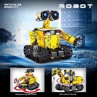 Nouveau Robot télécommandé pelle bloc de construction jouets APP programmation 4 en 1 Robot tige ensemble de briques de construction pour les enfants