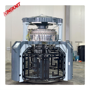 Máquina de tejer circular de tela de enclavamiento de doble jersey de 14G, rodamiento de Motor automático, textil computarizado de buena calidad - Product Image 2