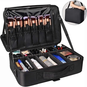 Valigetta Professionale <span class=keywords><strong>per</strong></span> Trucco, Borsa Cosmetica, Organizzatore <span class=keywords><strong>per</strong></span> Pennelli, Custodia da Viaggio <span class=keywords><strong>per</strong></span> Truccatori, 3 Livelli, Grande Capacità <span class=keywords><strong>per</strong></span> Signore - Product Image 3