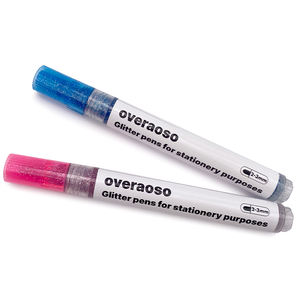 Overaoso Nuevo listado Liquid <span class=keywords><strong>Chalk</strong></span> Glitter Marker para pintura de roca, piedra, cerámica - Product Image 1