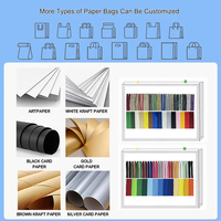 Sac en carton kraft marron mat de luxe personnalisé avec votre logo pour vêtements, emballage boutique recyclable avec poignées torsadées