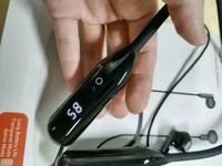 Écouteurs sans fil JYD A21D stéréo à porter autour du cou, BT5.3, réduction du bruit, intra-auriculaires, mains libres, bandeau sport