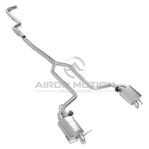 Système d'échappement Catback Airon Valvetronic en acier inoxydable poli miroir pour Mercedes Classe C W206 C200 <span class=keywords><strong>C300</strong></span> AMG C43 2.0T <span class=keywords><strong>4MATIC</strong></span>+ - Product Image 3