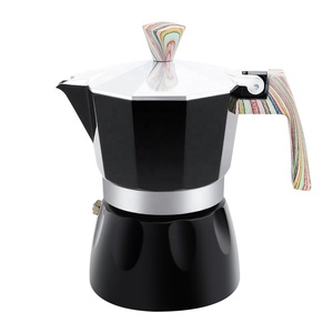 Cafetera de espresso de 3 tazas de acero inoxidable, cafetera Mocha italiana y cubana - Product Image 2