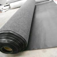 Tapis de sol de voiture en Polyester et caoutchouc, à Double rayures, support antidérapant, Non tissé