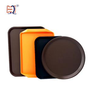 <span class=keywords><strong>Plateau</strong></span> de service en plastique de qualité commerciale, <span class=keywords><strong>antidérapant</strong></span>, motif rond, <span class=keywords><strong>plateau</strong></span> rectangulaire pour la restauration - Product Image 3