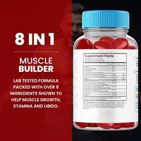 Gummies et Pilules d'Amélioration Masculine Maca Noire Plus pour Adultes Hommes Stimulant de Libido Supplément Herbal