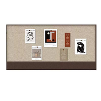 Panneau de tableau d'affichage auto-adhésif moderne - Tableau d'affichage décoratif sans perçage pour l'organisation murale de la maison et du bureau et l'affichage de messages