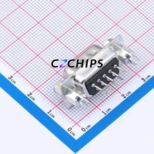 DS1034-09MBN044 D-Sub/VGA Connector Through hole Component (THT) Connector Standard D-Sub Male 9P Through Hole - Product Image 2