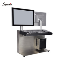 Machine pos tout-en-un écran tactile capacitif POS PC avec support en aluminium POS System