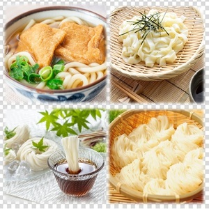 200g Aroma DE TRIGO rico Etiqueta privada Bajo en sal Estándar Secado Somen Hiyamugi Bolsa de fideos - Product Image 2