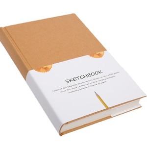 Carnet de croquis à couverture rigide, 120 feuilles, couverture en kraft, format 32K/16K/A4, carnet de dessin pour artistes et étudiants - Product Image 4