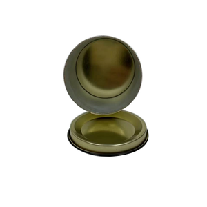 Boîte d'emballage cylindrique en papier kraft écologique et recyclable avec couvercle en fer pour les chips de pommes de terre, les chewing-gums, le thé et les cosmétiques - Product Image 2