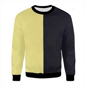 Custom LOGO Premium Multicolor <b>Fleece</b> <b>Sweatshirt</b> Modern Color Block Design Soft Cotton Blend Warm Winter Eco-Friendly Unisex - Product Image 1