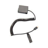 Câble d'alimentation pratique pour appareil photo Type-C/USB-C vers batterie factice DMW DCC8, compatible avec G5 G6 G7 G80 G81 G85