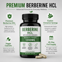 Complément Herbal OLLI OEM/ODM : Capsules de Berbérine Phytosome et Cannelle de Ceylan pour le Soutien de la Fonction Immunitaire, Modèle OLLI-GH003, 60 gélules