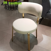 Chaise d'hôtel moderne en bois massif, durable, rembourrée, mobilier commercial pour hall d'hôtel, appartement, villa, contemporaine